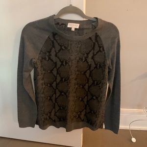 Lizard print sweater